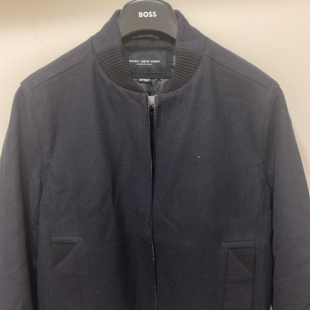 Andrew Marc New York Wool Jacket. Size S. Dark Blue